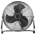 OBEHOVÝ PODLAHOVÝ VENTILÁTOR 40CM VÝKON 140W inox