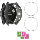 Sada puzdro + sklo 9H pre Garmin Fenix ​​​​6X / 6X Pro