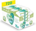 Pampers Harmonie Aqua Vlhčené obrúsky Sada 15 x 48 ks.