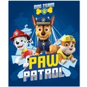 Detská deka Paw Patrol modrá 100x140