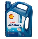 Polosyntetický motorový olej SHELL ADVANCE AX7 10W40 4L