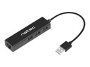 NATEC NHU-1413 Natec Hub USB 2.0 DRAGONFLY 3 porty