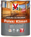 Ochranné zasklenie Polski Klimat 5l teak V33