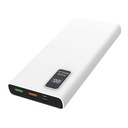 PLATINET Power Bank 10000mAh PD 3.0 QC 3.0 LED biela