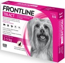 Frontline Tri-Act XS 2-5kg 3 pipety kliešte proti blchám