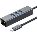 HUB USB-C Ethernet RJ45 Gigabit 1000 Mb/s adaptér