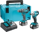 MAKITA COMBO KIT 18V DLX2339JX1 (DDF482+DTD156) 2x5,0Ah MAKPAC