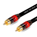 2x RCA cinch kábel, 3m stereo kábel, 2RCA zástrčka