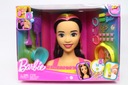 Stylingová hlava Barbie, neónové čierne vlasy HMD81, MATTEL, 213834.