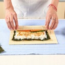 1ks Sushi Maker Retro Bamboo Mat Roll Up