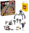 LEGO STAR WARS 8+ BOJOVÁ SÚPRAVA S KLONOVÝM ARMÁDNYM VOJAKM A DROIDOM 75372