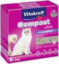 Vitakraft Bentonitové stelivo pre mačky Compact Ultra Babypowder 8kg