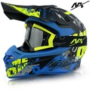 NAXA SET PRILBA C9/R + OKULIARE NX ATV ENDURO CROSS OFF-ROAD r.M.