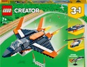 LEGO CREATOR 31126 nadzvukové prúdové lietadlo