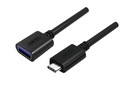 USB TYPE-C TO USB AF adaptér 0,15m; Y-C476BK