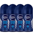 NIVEA Men Antiperspirant Fresh Roll-on 4*50ml