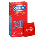 Kondómy Durex FEEL THIN XL, väčšie, zvlhčené