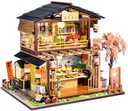 LITTLE STORY Skladací drevený model Puzzle House 3D - Sushi House