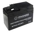 Akumulátor Moretti AGM (Gel) MTR4A-BS