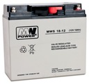 BATÉRIA BATÉRIA PRE ALARM AGM MWS 12V 18Ah UPS