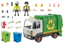 Playmobil Recyklačná súprava Figúrky smetiarskych áut