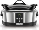 Crock-Pot pomalý hrniec SCCPBPP605-050 5,7 l čierny 220 W