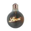 V-TAC LED žiarovka 5W E27 LOVE Filament G125 VT-2205 2200K 70lm