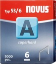 Spony typu A 53/6 NOVUS [5000 ks]