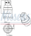 NISSENS 207032 Snímač teploty chladiacej kvapaliny