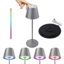 BEZDRÔTOVÁ LED STOLNÁ LAMPA STÍMENÁ RETRO RGB NOČNÁ LAMPA