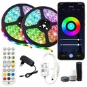 RGB 5050 LED pásik 10m mobilná aplikácia WIFI Tuya Alexa diaľkové ovládanie napájanie 12V