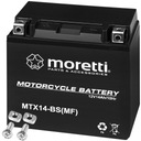 MORETTI GEL BATTERY MTX14-BS 12V 14Ah MOTORKY SKUTER MOTOR QUAD