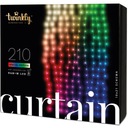 Záves svetiel. Twinkly Curtain 210 LED RGB+W 2,1m