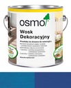 Osmo 3125 Dekoračný vosk, olej 0,125L Modrý