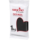 SARACINO Figúrová modelovacia hmota čierna 1kg