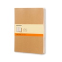 Moleskine Ruled Cahier Xl - Kraft Cover (3 sady) MOLESKINE