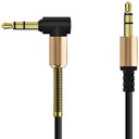 KÁBELOVÝ STEREO MINI JACK 3,5MM UHLOVÝ VEGGIEG AUX 1m