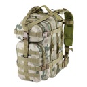 Vojenský turistický taktický batoh MOLLE Camo Assault 25L PL Desert