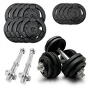 LIATIENOVÉ Činky 2x15kg barový set riadidiel 30kg