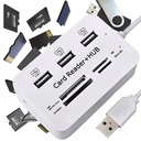 USB HUB SPLITTER ČÍTAČKA KARIET SD MIKRO ADAPTÉR