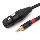 NANYI Kábel XLR Jack 3,5mm TRS Stereo XLR 0,5m