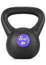 Kompozitný kettlebell s hmotnosťou 6 kg činky