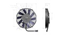 Axiálny ventilátor 225mm 12V, nútený - 90050169