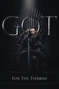 Plagát Game of Thrones Jon For The Throne 61x91,5 cm