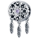 Charms Bead Náramky DREAMCATCHER, strieborné