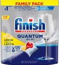 FINISH Quantum Lemon kapsule do umývačky riadu 120 kusov