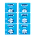 DUREX SET klasických kondómov 6 x 3 ks B