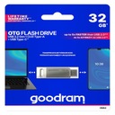 PenDrive 3.2 GOODRAM ODA3 SILVER 32GB TYP-A + TYPE-C