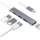 ADAPTÉR ROZDEĽOVAČ USB-C HUB OTG 4xUSB