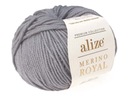 Priadza Merino Royal - 087 - Tmavosivá